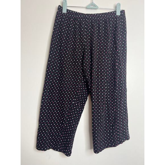 Charter Club Women's M 2-Pc. Cotton Cropped Pajamas Set Dots-PM - Picture 7 of 10